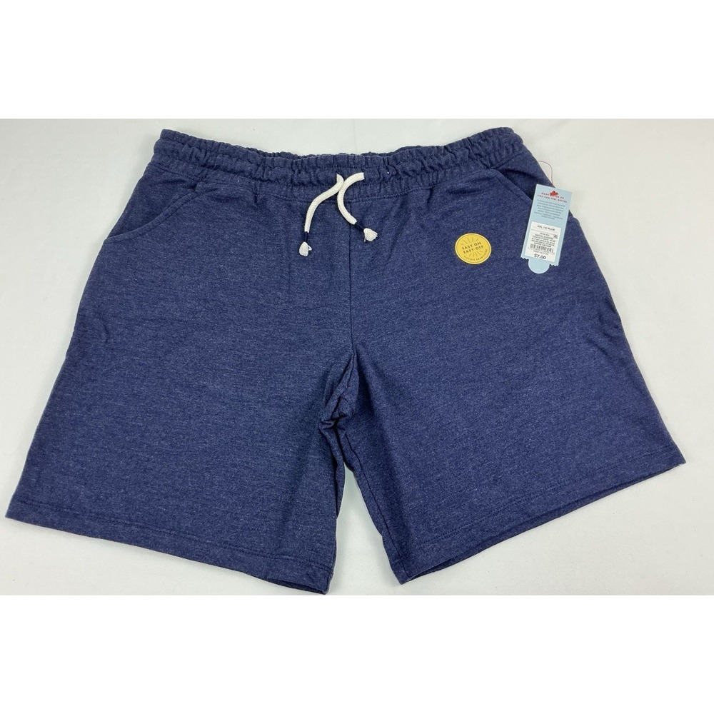 Cat & Jack Boys Nightfall Blue Jersey Knit Elastic Waist Pull On Shorts XXL Plus